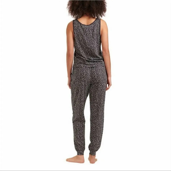 Karen Neuburger 3-Piece Lounge / PJ Set Gray spotted Small - Picture 4 of 5